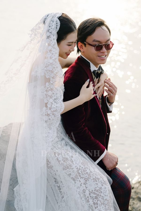Matching a veil to a wedding dress